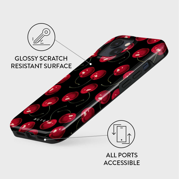 iPhone 15 PLUS Magsafe Cherry bomb Tough BURGA nugarėlė