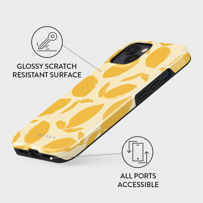 iPhone 15 PLUS Magsafe Lemon Tart Tough BURGA nugarėlė