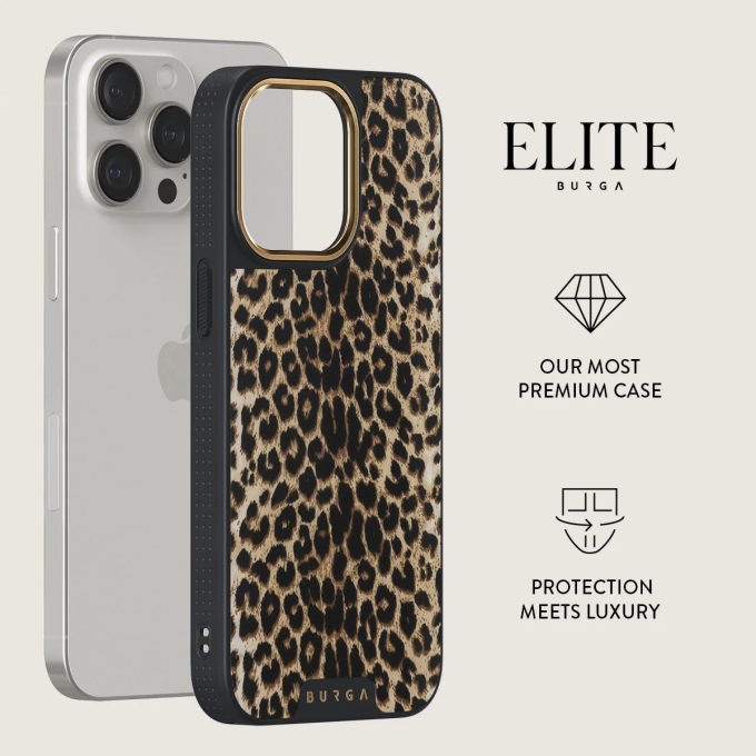iPhone 15 PRO Elite Gold Magsafe Player BURGA nugarėlė
