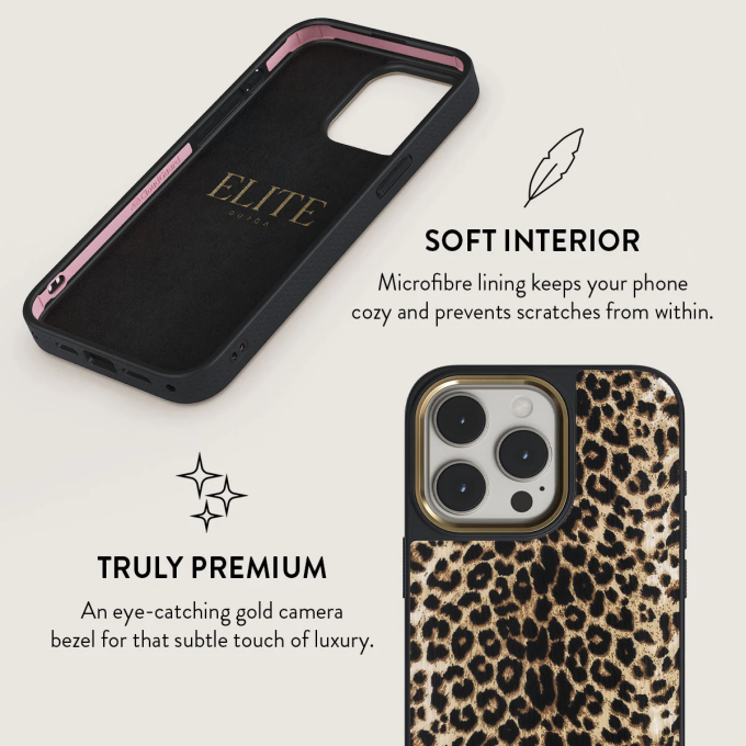 iPhone 15 PRO Elite Gold Magsafe Player BURGA nugarėlė
