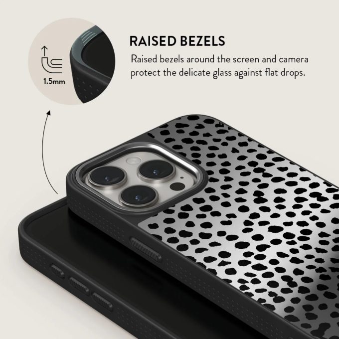 iPhone 15 PRO Elite Mirror Gunmetal Magsafe Almond Latte BURGA nugarėlė