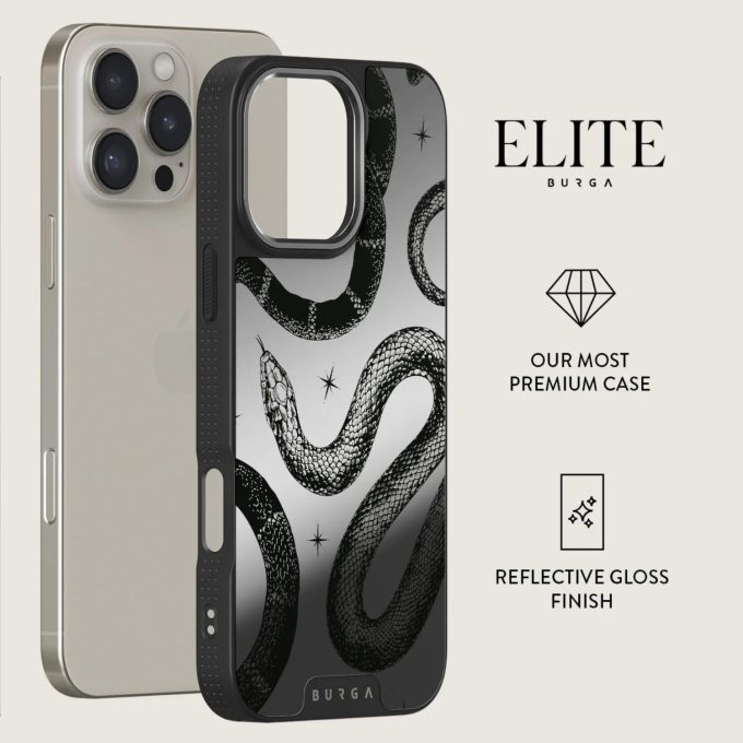 iPhone 15 PRO Elite Mirror Gunmetal Magsafe Poison BURGA nugarėlė