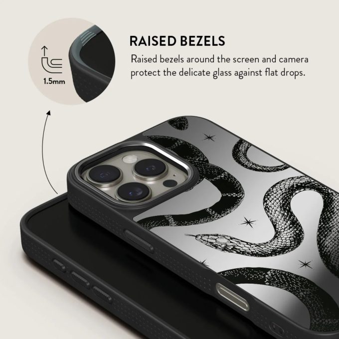 iPhone 15 PRO Elite Mirror Gunmetal Magsafe Poison BURGA nugarėlė