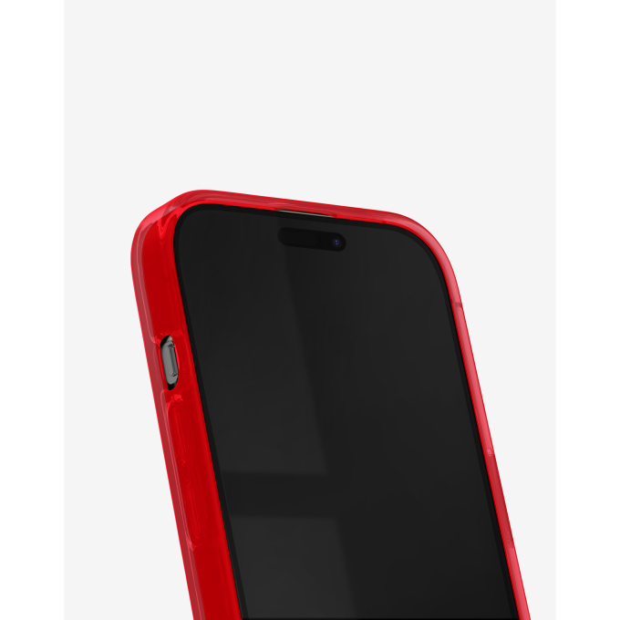 iPhone 15 PRO iDeal Of Sweden Clear MagSafe nugarėlė Radiant Red