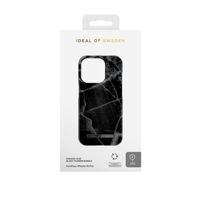 iPhone 15 PRO iDeal Of Sweden MagSafe nugarėlė Black Thunder