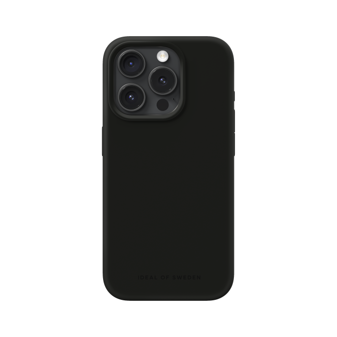 iPhone 15 PRO iDeal Of Sweden Silicone MagSafe Black nugarėlė