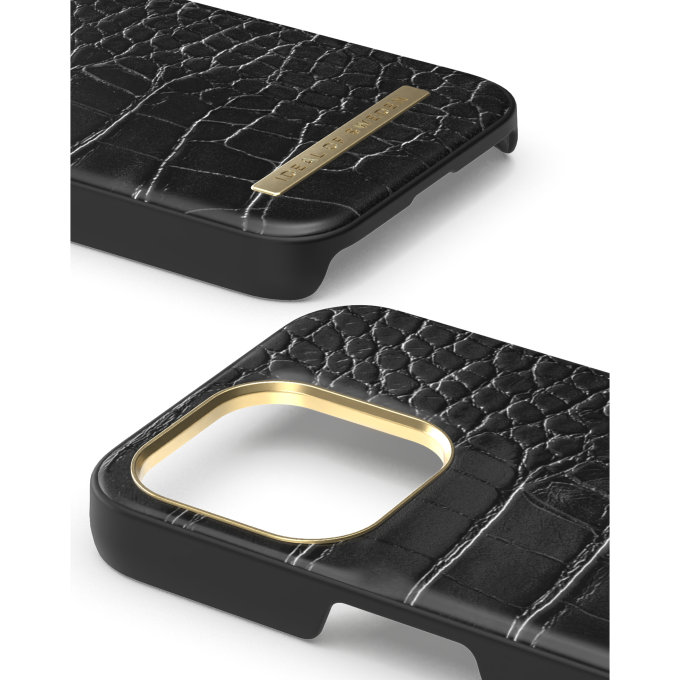 iPhone 15 PRO iDeal Of Sweden nugarėlė Neo Noir Croco