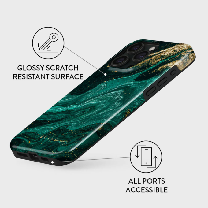 iPhone 15 PRO Magsafe Emerald Pool Tough BURGA nugarėlė