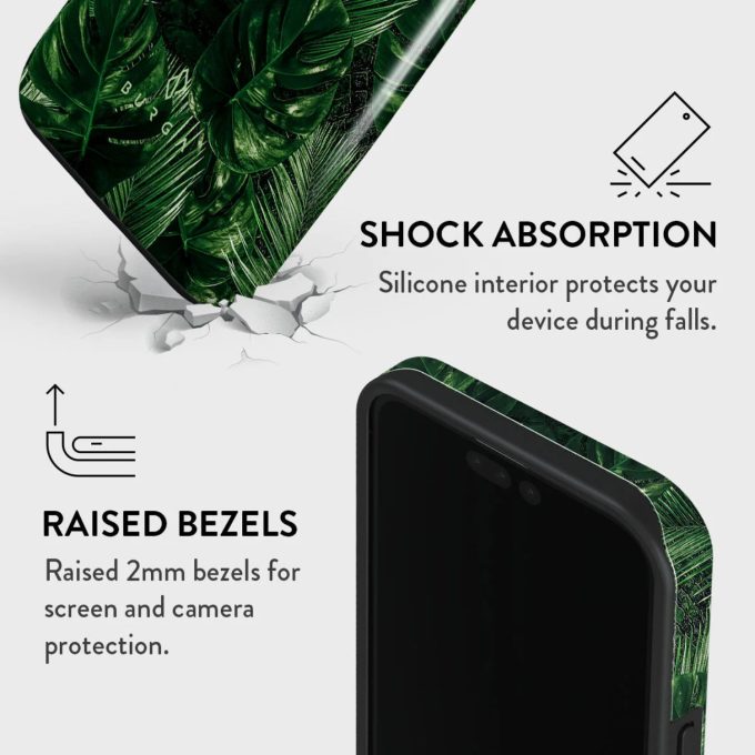 iPhone 15 PRO Magsafe Tropical Garden Tough BURGA nugarėlė