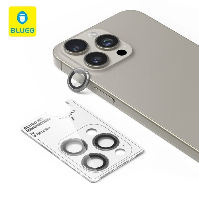iPhone 15 PRO MAX apsauginis grey Mr.Monkey galinės kameros stiklas