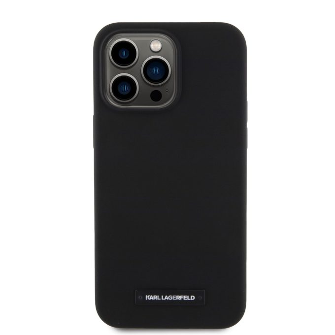 iPhone 15 PRO MAX black MagSafe KARL LAGERFELD nugarėlė