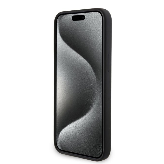iPhone 15 PRO MAX black MagSafe KARL LAGERFELD nugarėlė