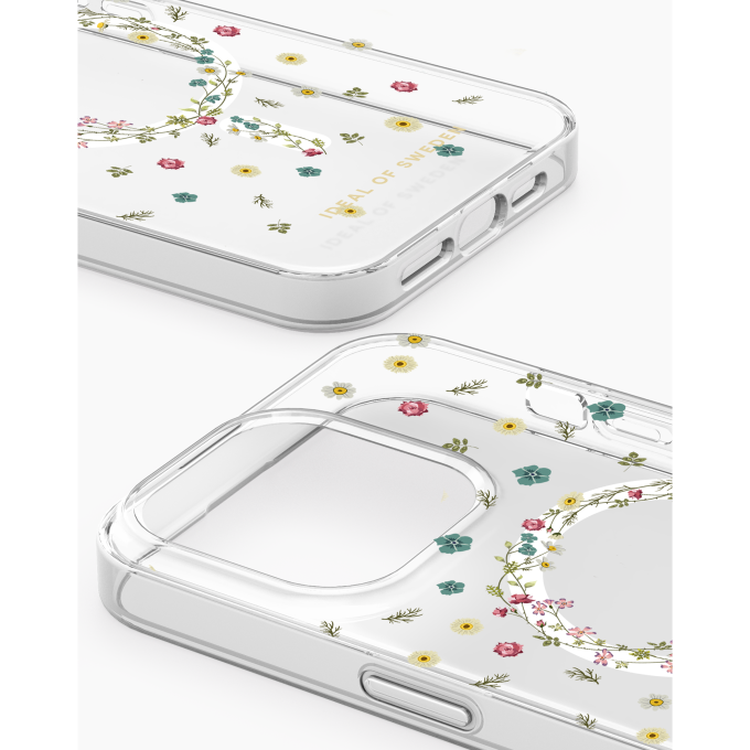 iPhone 15 PRO MAX iDeal Of Sweden Clear MagSafe nugarėlė Petite Floral