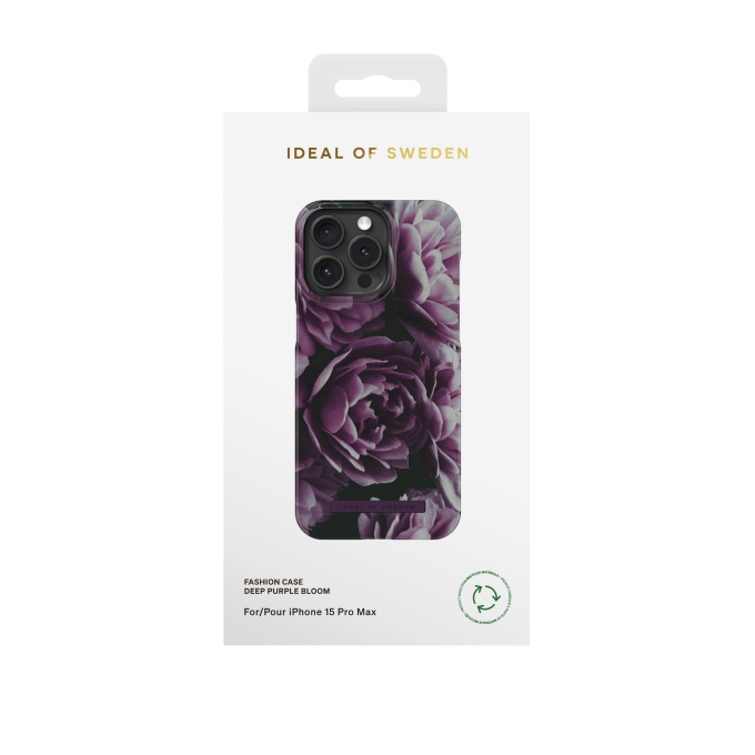 iPhone 15 PRO MAX iDeal Of Sweden nugarėlė Deep Purple Bloom
