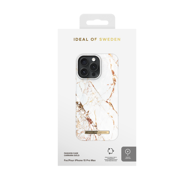 iPhone 15 PRO MAX iDeal Of Sweden nugarėlė MagSafe Carrara Gold