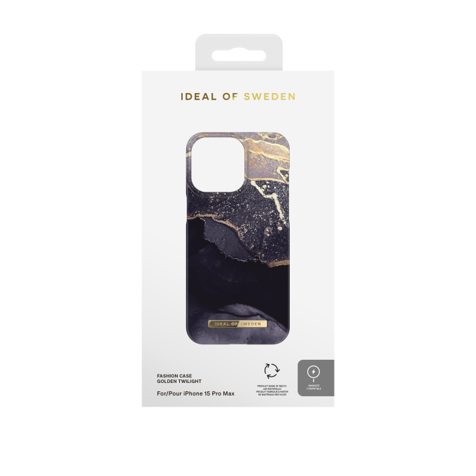 iPhone 15 PRO MAX iDeal Of Sweden nugarėlė MagSafe Golden Twilight Marble