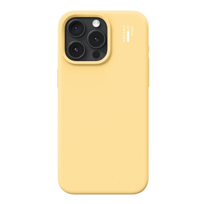 iPhone 15 PRO MAX iDeal Of Sweden nugarėlė MagSafe Silicone Soft Lemon