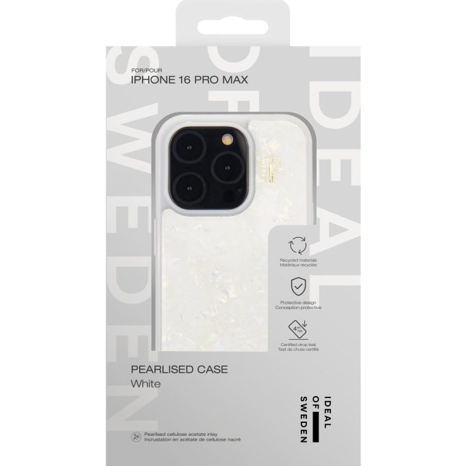 iPhone 15 PRO MAX iDeal Of Sweden Pearlised White MagSafe nugarėlė