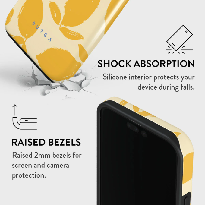 iPhone 15 PRO MAX Magsafe Lemon Tart Tough BURGA nugarėlė