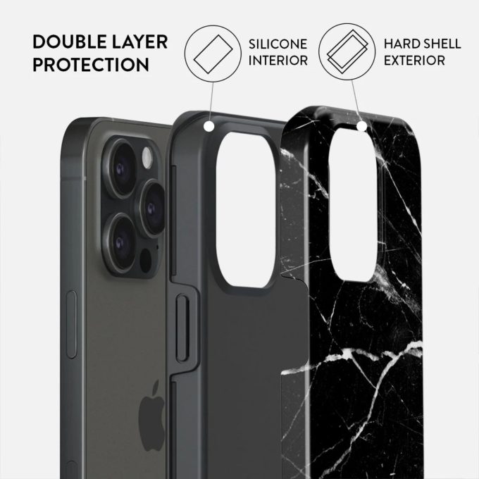 iPhone 15 PRO MAX Magsafe Noir Origin Tough BURGA nugarėlė