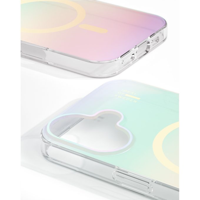 iPhone 16 iDeal Of Sweden Clear Shimmer MagSafe nugarėlė