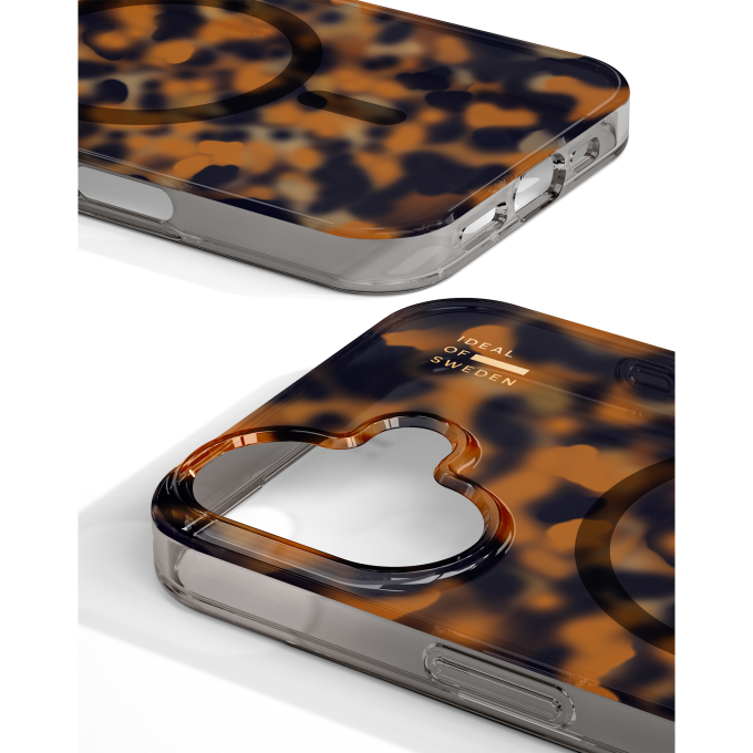 iPhone 16 iDeal Of Sweden Clear nugarėlė MagSafe Tortoise