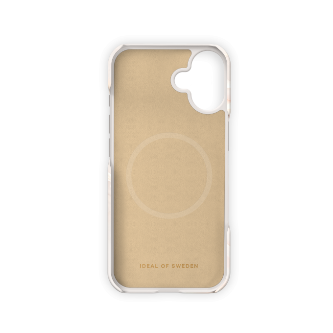iPhone 16 iDeal Of Sweden nugarėlė MagSafe Rose Pearl Marble