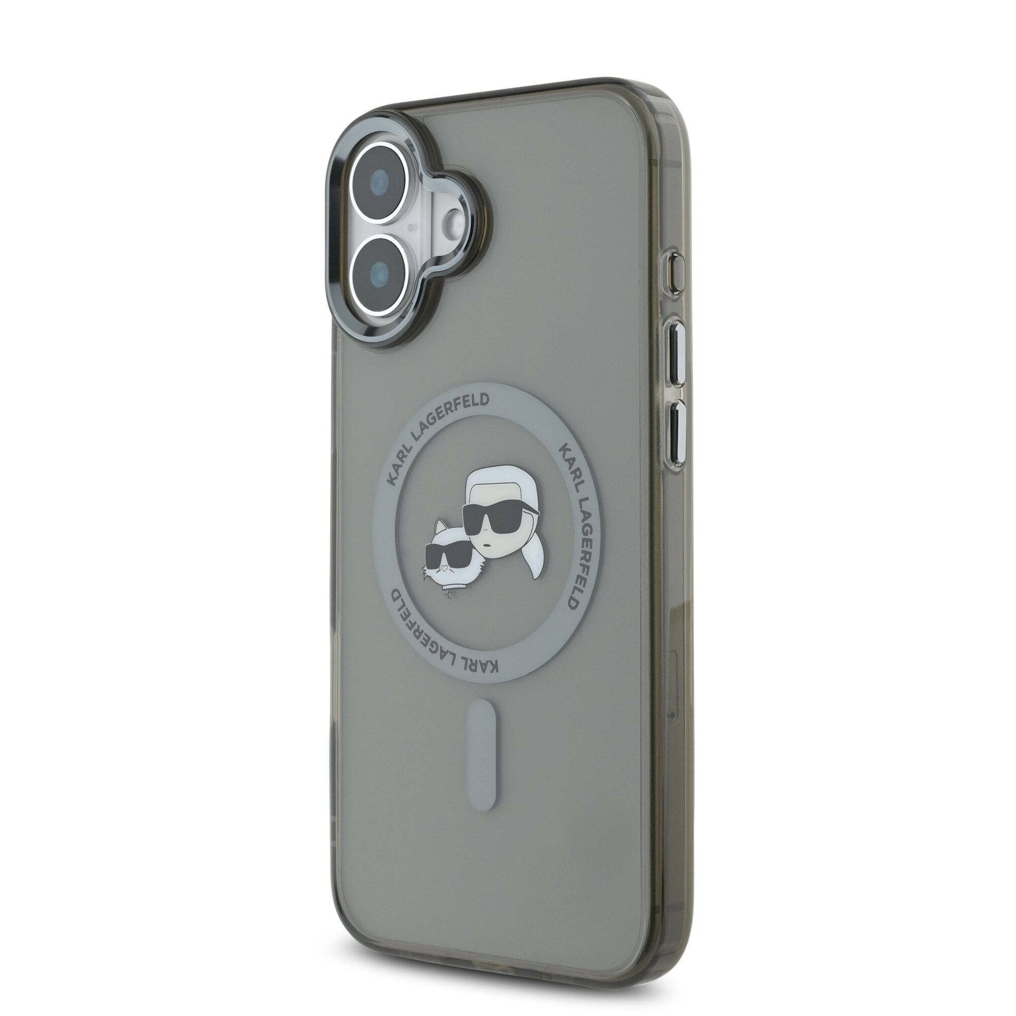 iPhone 16 PLUS black Magsafe IML Metal KC Heads KARL LAGERFELD nugarėlė - Image 2