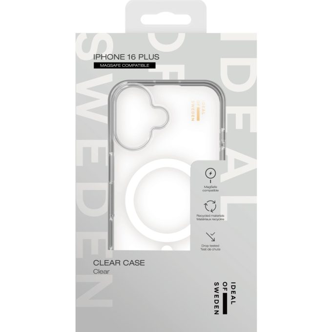 iPhone 16 PLUS iDeal Of Sweden Clear MagSafe nugarėlė