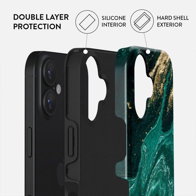 iPhone 16 PLUS Magsafe Emerald Pool Tough BURGA nugarėlė