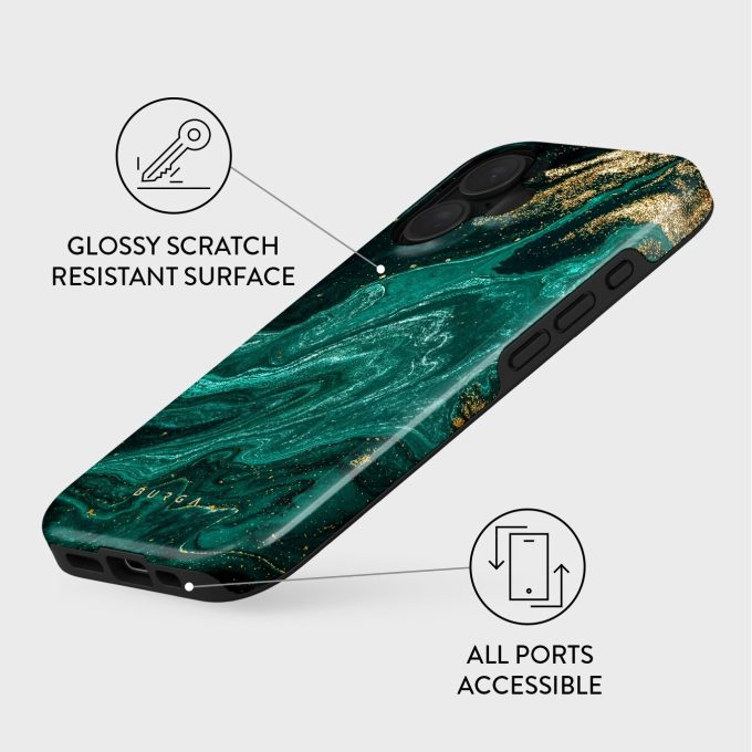 iPhone 16 PLUS Magsafe Emerald Pool Tough BURGA nugarėlė