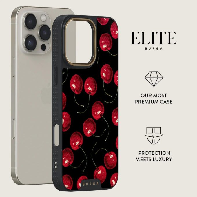 iPhone 16 PRO Elite Gold Magsafe Cherrybomb BURGA nugarėlė
