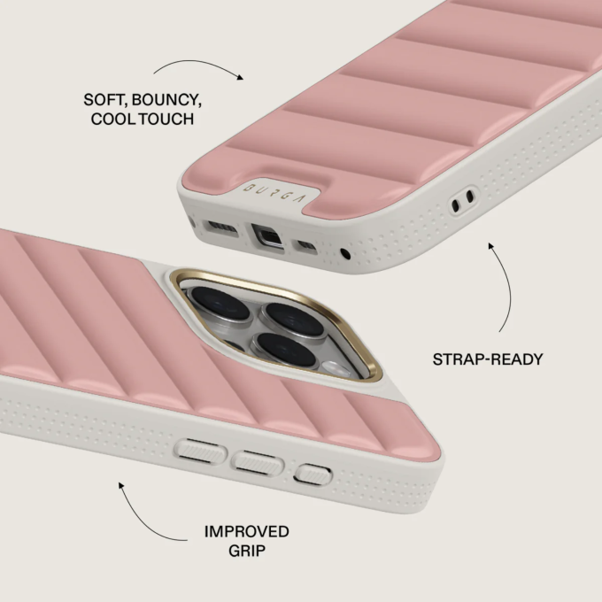 iPhone 16 PRO Elite Light Puffy Gold Pilates BURGA nugarėlė
