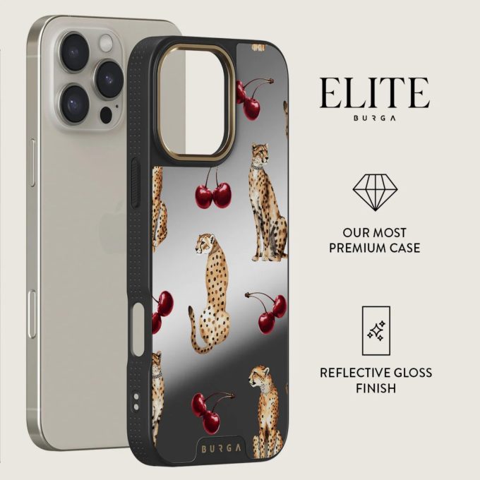 iPhone 16 PRO Elite Mirror Gold Magsafe Cougar BURGA nugarėlė