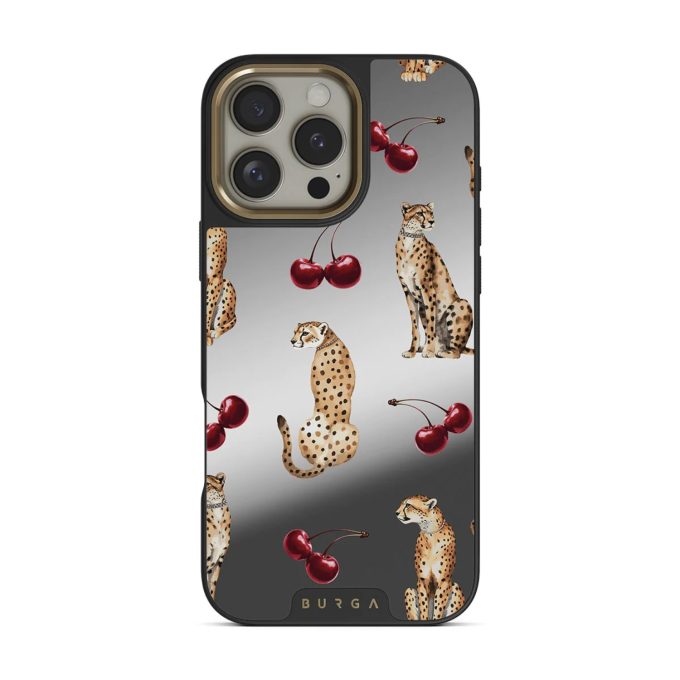 iPhone 16 PRO Elite Mirror Gold Magsafe Cougar BURGA nugarėlė
