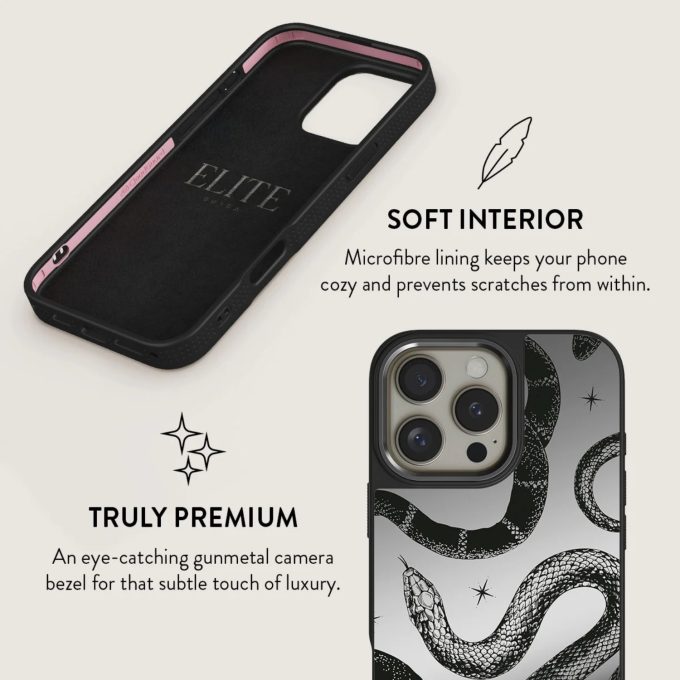 iPhone 16 PRO Elite Mirror Gunmetal Magsafe Poison BURGA nugarėlė