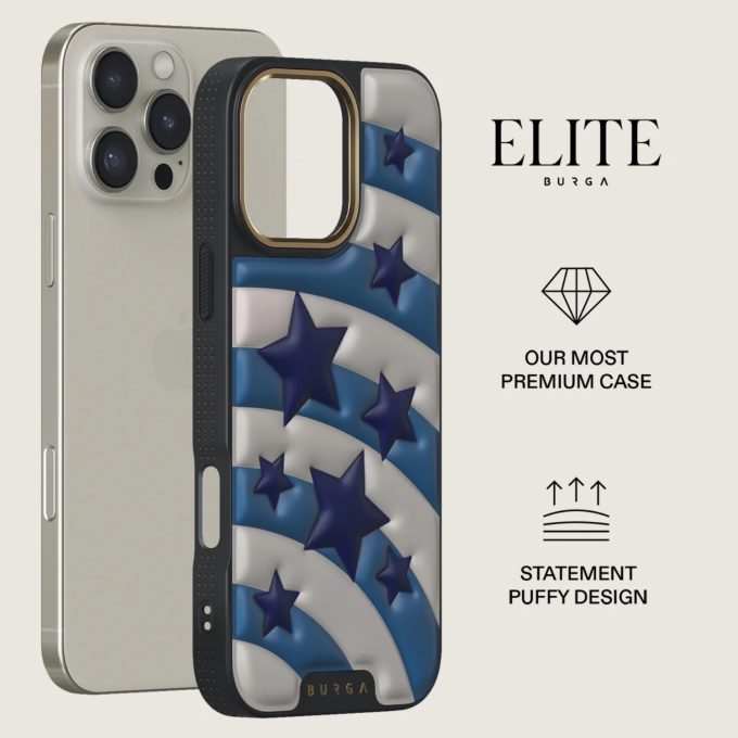 iPhone 16 PRO Elite Puffy Gold Pop Star BURGA nugarėlė