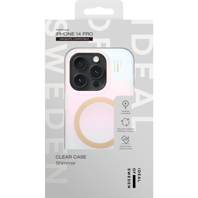 iPhone 16 PRO iDeal Of Sweden Clear Shimmer MagSafe nugarėlė