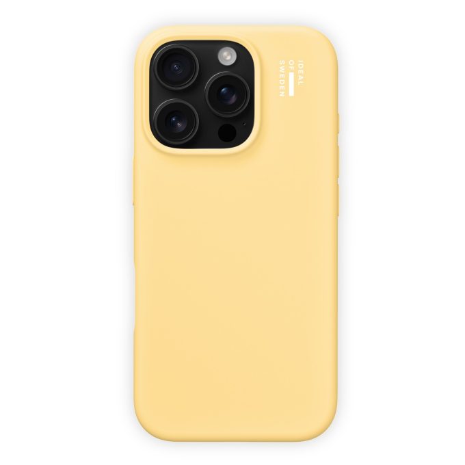 iPhone 16 PRO iDeal Of Sweden nugarėlė MagSafe Silicone Soft Lemon