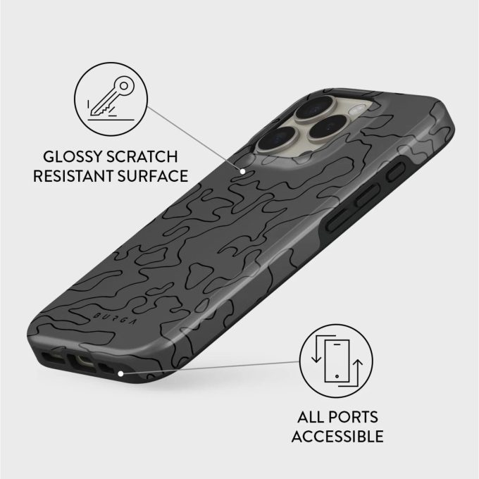 iPhone 16 PRO Magsafe Black Rock Tough BURGA nugarėlė