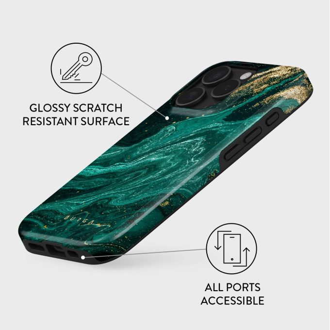 iPhone 16 PRO Magsafe Emerald Pool Tough BURGA nugarėlė