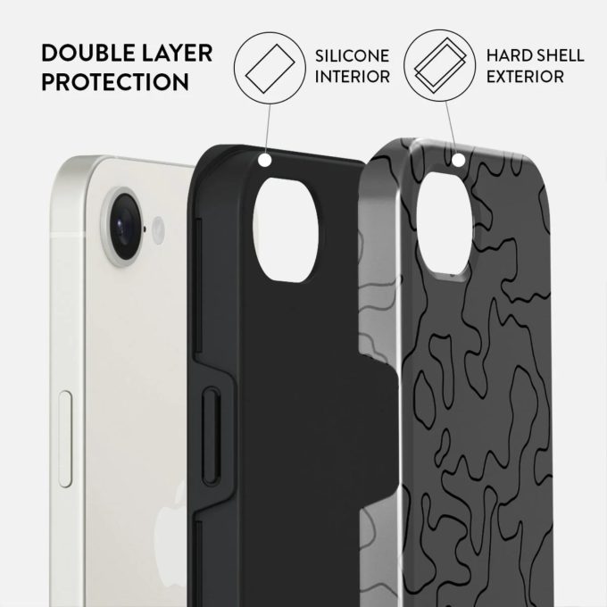 iPhone 16e / 17e MagSafe Black Rock Tough BURGA nugarėlė
