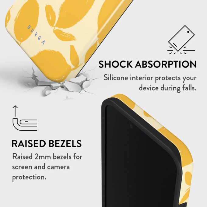 iPhone 16e / 17e MagSafe Lemon Tart Tough BURGA nugarėlė
