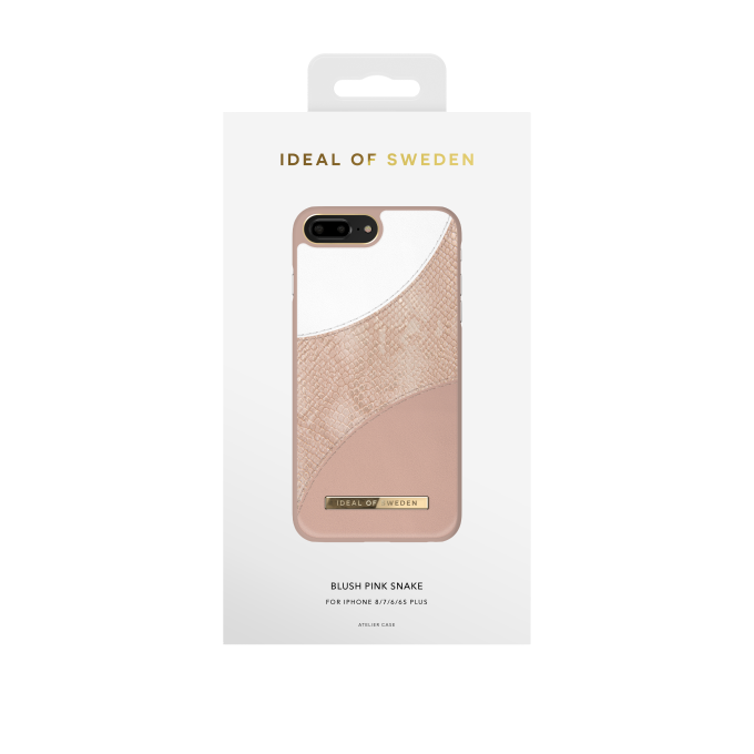 iPhone 6+/7+/8+ iDeal Of Sweden nugarėlė Blush Pink Snake