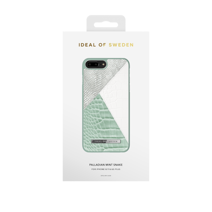iPhone 6+/7+/8+ iDeal Of Sweden nugarėlė Palladian Mint Snake