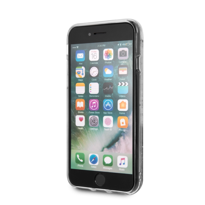 iPhone 6/7/8/SE 2020 silver GUESS nugarėlė GUHCI8GLHFLSI