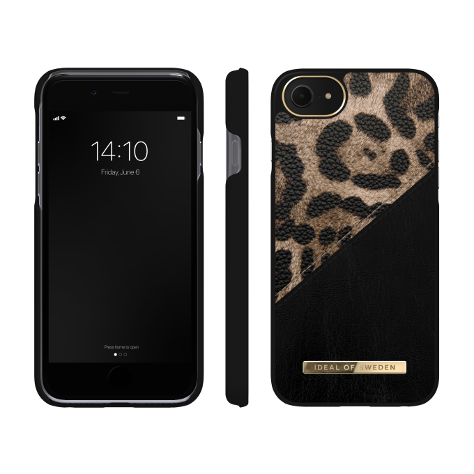 iPhone 6/7/8/SE 2020/SE 2022 iDeal Of Sweden nugarėlė Midnight Leopard