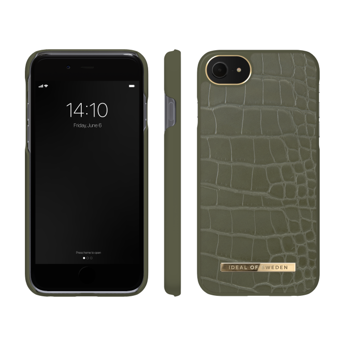 iPhone 6/7/8/SE 2020/SE 2022 iDeal Of Sweden nugarėlė Neo Noir Croco