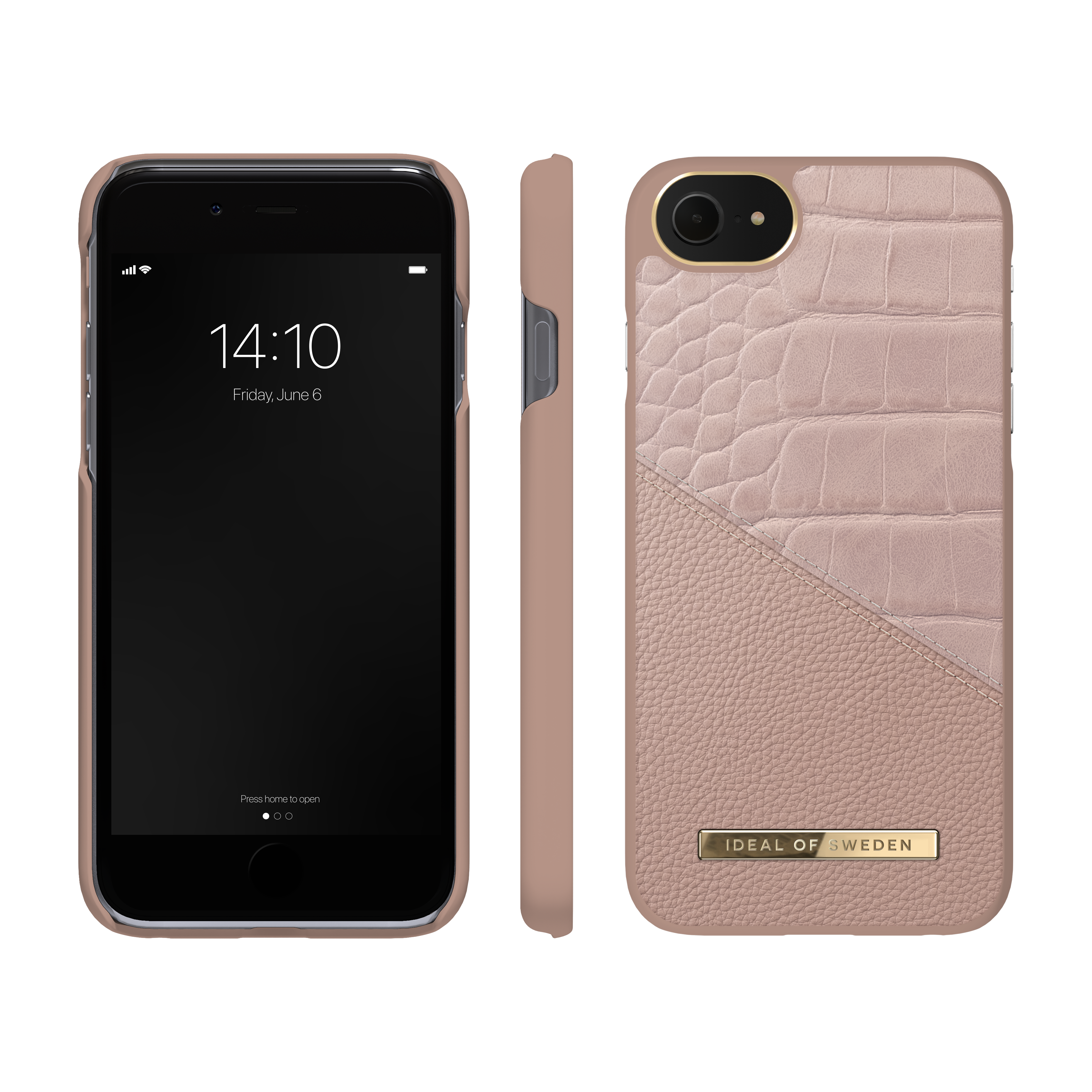 iPhone 6/7/8/SE 2020/SE 2022 iDeal Of Sweden nugarėlė Rose Smoke Croco - Image 3