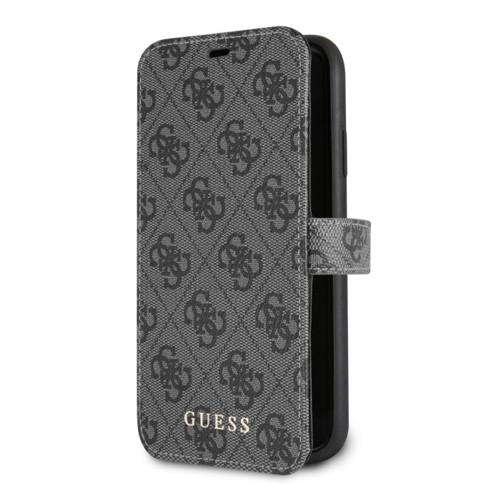 iPhone XR pilkas GUESS dėklas GUFLBKI614GG